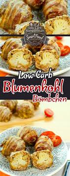 Blumenkohl Bombchen Low Carb Herzhaft Pfiffig Blumenkohlbombe Low Carb Rezepte Rezepte