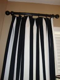 Black And White Striped Curtains Ikea Blogger Striped Curtains Black Curtains White Canopy