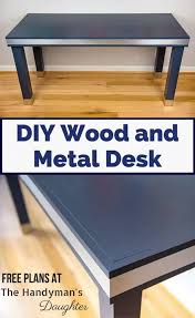 Joan 2 piece table lamp bonus pack. Diy Desk With Metal Inlay The Handyman S Daughter