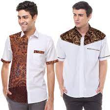 Motif baju batik kombinasi berikutnya yaitu motif parang. Batik Kombinasi Pria