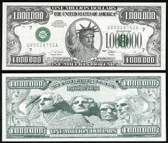 One Million Dollars Atlanta 2001 From Year 2001 With Model Number 060541 In Quality Unc One Million Dollar Bill One Million Dollars Dollar Bill