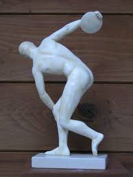 The discus thrower depicted is about to release his throw: Antique Replicas Replicas From Antiquity Museum Copies Art Copies From Antiquity Art Ambience For Your Home Or As An Exclusive And Sophisticated Gift With Esprit Art For Christmas Discus