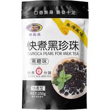 If you're not familiar with the beverage, bubble tea is tea filled with tapioca pearls (called boba) that are sweet and chewy. Sugar Honey Instant Tapioca Pearls 250g Woolworths