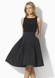 Lauren Ralph Lauren Jersey And Taffeta Dress Dresses Taffeta Dress Cocktail Dresses Online