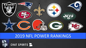 Player stats, rankings, cheat sheets. 2019 Nfl Power Rankings All 32 Nfl Teams From Worst To First Youtube