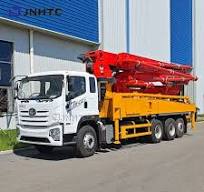 FAW 8x2 320hp 38m Concrete Pump Good stability -JNHTC