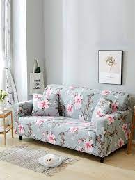 See more ideas about living room, furniture, living room chairs. Flower Pattern Stretchy Sofa Cover Cushion Cover 1pc Shein Sheinside Sofa Covers Sofa Images Slipcovered Sofa