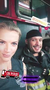 Strong woman. Badass Paramedic. 💛💪 #OneChicago #ChicagoFire #Season7 #BTS  #Firehouse51 #SylvieBrett #KaraKillmer #JoeCruz #JoeMinoso