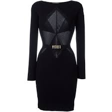 Versace Black Short Dress 365 Liked On Polyvore Featuring Dresses Black Fitted Dresses Versace Dress Black Short Dress Designer Cocktail Dress Dresses