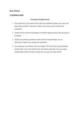 Terhadap jawaban atas setiap pertanyaan dilakukan analisis. Pertanyaan Analisis Kredit Reza Afrisal 115020301111038 Pertanyaan Analisis Kredit 1 Saya Pernah Baca Jika Analisis Kredit Tidak Hanya Dilakukan Course Hero