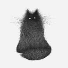 Broken lines were carefully hatched at gradually changing angles to capture the bristling edge of the cat's fur. I Asked My Nieces To Decide What Animals I Should Draw And It Marked The Beginning Of My Style Bored Panda