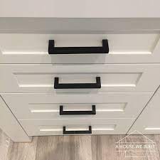 A House We Built Custom House Designed By Husband Wife Team Modern Farmhouse Inspire Matte Black Kitchen Hardware Black Drawer Pulls Black Drawer Handles
