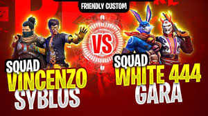 Who has the better stats in free fire? Vincenzo Syblus Vs White444 Gara Squad Free Fire Most Intense Match B W Legends Nonstop Gaming Youtube