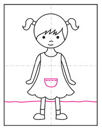 1207x1609 the images collection of tumblr girls how to 1024x955 extraordinary easy beginners drawing ideas photos and teenagers. How To Draw A Girl In A Dress Art Projects For Kids