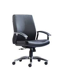 Premium Leather Medium Back Chair Vivo 512 M Chair Chairs Online Office Chair
