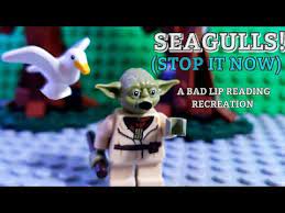 E7 a a * i said, seagulls, mmm! Lego Seagulls Stop It Now A Bad Lip Reading Of The Empire Strikes Back Recreation Youtube