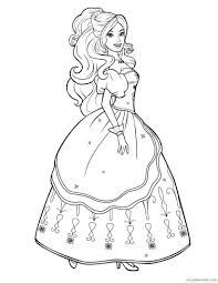 Explore 623989 free printable coloring pages for your you can use our amazing online tool to color and edit the following barbie coloring pages. Princess Barbie Coloring Pages Coloring4free Coloring4free Com