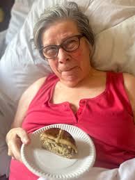 Happy Easter to you all 🐣 Our residents have been enjoying some yummy  croissants and today we have also been giving our residents their Easter  eggs. Have a wonderful and blessed Sunday 🙏