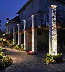 You could use them to highlight a specific feature, or simply to make it easier for you see what is going on outside after dark. Pillar Lighting Outdoor Accents Lighting Pillar Lighting Outdoor Lighting Outdoor Accent Lighting
