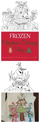 Sven from frozen coloring page. Frozen Christmas Coloring Page Kristen Hewitt