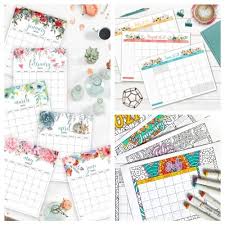 It comes in cute monthly themes to love. 20 Free Printable 2021 Calendars A Cultivated Nest