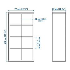 Kallax Shelf Unit High Gloss White 30 3 8x57 7 8 Ikea Kallax Shelf Unit Kallax Shelving Unit Kallax