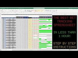 According to reddit, sports gambling is one of the leading forms of gambling in the u.s. Excel Tutorial How To Make A Very Detailed And Functional Bet Model Tracking Spreadsheet Sportsbook