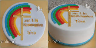Passend Zur Kommunionskerze Kommunion Kommunionkuchen Kommunion Torte