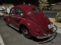 Image result for Bordeaux Red 1949 Beetle