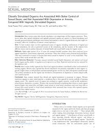 The internal surfaces of the alveoli and terminal bronchioles are covered with homogeneous. Pdf Clitorally Stimulated Orgasms Are Associated With Better Control Of Sexual Desire And Not Associated With Depression Or Anxiety Compared With Vaginally Stimulated Orgasms