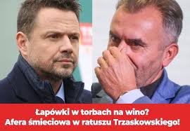 Paweł Usiądek Konfederacja: Łapówki w torbach na wino? Afera śmieciowa w  ratuszu Trzaskowskiego! Do sądu trafił akt oskarżenia w sprawie afery  śmieciowej w Warszawie. Na ławie oskarżonych 17 polityków i urzędników  związanych