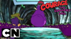 Courage has a huge food fight like no other with big foot in the kitchen.about courage the cowardly dog:courage the cowardly dog follows an easily frightened. Courage The Cowardly Dog Journey To The Center Of Nowhere Youtube