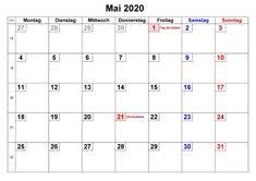 Die beste art, ihre planung festzulegen und ihre termine einzutragen – unsere kalender märz 2021 zum ausdrucken mit feiertagen monatskalender stehen nachstehend zum download zur verfügung. 12 Kalender Mai 2020 Ideas Calendar Printables Printable Calendar 2019 Calendar