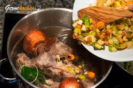 Rinderfond Selber Machen Rezept Rinderfond Gesunde Vegetarische Rezepte Hausgemachte Suppe