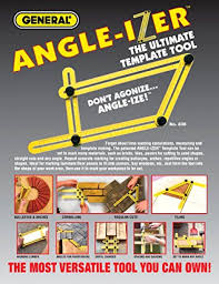 Angle Izer Ultimate Tile Flooring Template Tool Multi Angle Ruler Measurement Tools Woodworking Tools Woodworking