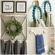 By employing design elements and storage solutions in strategic ways, you can create an attractive small bathroom with big impact. Hand Towel Hanging Ideas Off 74