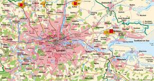 Karte von london, großbritannien googlekarte. Diercke Weltatlas Kartenansicht London Ubersicht 978 3 14 100800 5 126 1 1