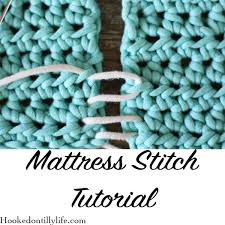 4.12), adapted for changed conditions. How To Mattress Stitch Hooked On Tilly