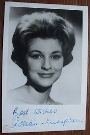 Gillian Humphreys signed postcard. Soprano with D'Oyly Carte Opera Company 