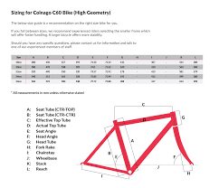 colnago c64 road frameset high geometry