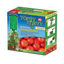 Also, those who lack an area that will receive the needed 6 to 8 hours of sunlight that tomato plants require. Topsy Turvy Upside Down Tomato Planter The Home Depot Canada