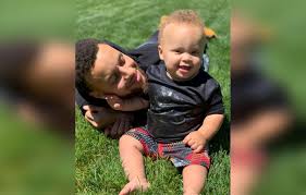 Steph curry posted a picture of retired nba great byron davis doing the same celebration along with the caption, inspiring the next generation. Ayesha And Steph Curry Celebrate Son Canon S 1st Birthday See Pics