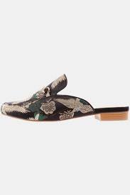 Shoes and bags, everything can be worn in metallic. Mules Kranichmuster Metallspange Weite H Sandalen Schuhe Ulla Popken Deutschland