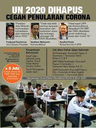 Gambar alat musik sumatera utara pengertian pompa menurut para ahli penyebab wanita banyak masuk neraka akibat kerontokan rambut alergi dingin tanda penyakit apa. Headline Ujian Nasional Ditiadakan Karena Corona Covid 19 Bagaimana Persyaratan Kelulusan Siswa News Liputan6 Com