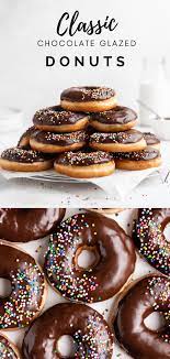 Chocolate Glazed Donuts Yeast Donuts Food Duchess Chocolate Glazed Donuts Chocolate Glazed Donuts Recipe Donut Recipes