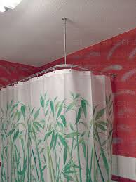 With a simple design and functional detail this shower rail is. Bathroom Furnishing O 20mm Angle Shower Curtain Rod L Shaped With Track Channel Profile For Wall Or Ceiling