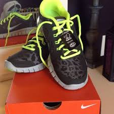 Black And Lime Green Sneakers Nwb Nike Free 5 0 Shield Tennis Shoes Nike Nike Shoes Roshe Tennis Shoes