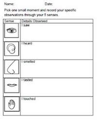 Bad1f546de26b1e5747ffefa8abb00d8 Jpg 236 291 Sensory Details Narrative Writing Kindergarten Descriptive Writing Activities