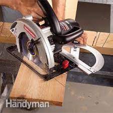 The circular saw usually cuts at 90 degrees, but you can change this by setting the saw by following this equation: Making Circular Saw Cuts Diy