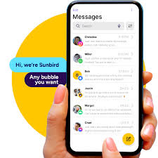 Sunbird Messaging - Chat with any bubble you want